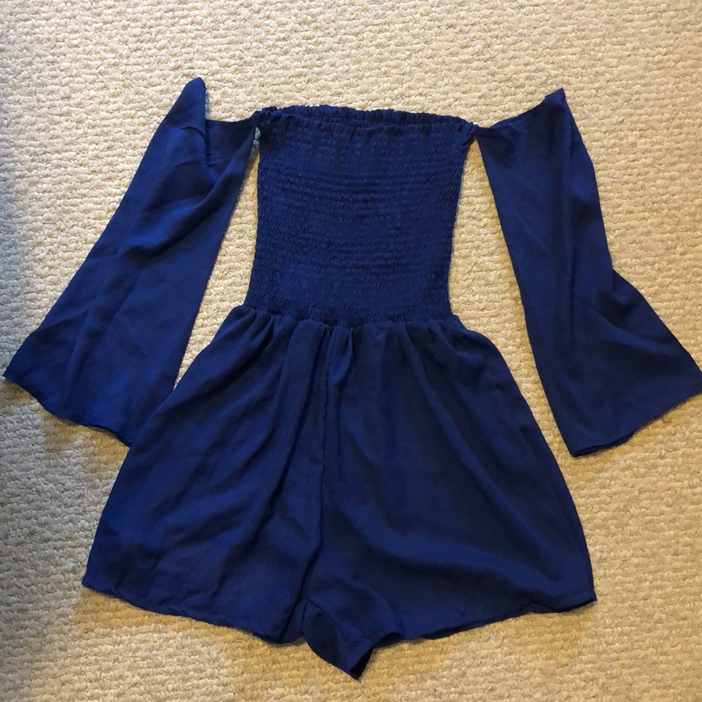 Blue romper